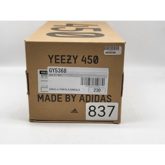 Adidas Yeezy 450 Dark Slate Men Size 5 Black Athletic Running Sneaker GY5368 main image 7